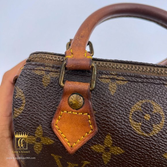 LV NANO SPEEDY IN BROWN MONOGRAM CANVAS - Picture 4 of 7